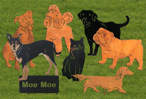 Dog Breed Garden Stakes/ Wall Art
