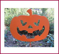 Halloween Jack O Lantern Garden Stake